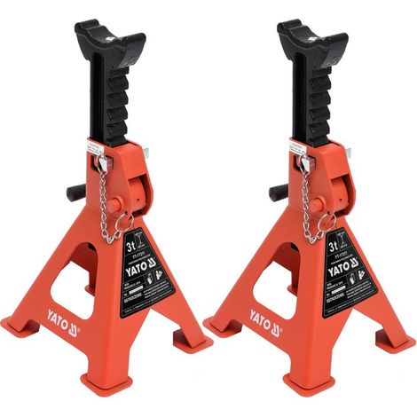 Supporto per auto fino a 3 tonnellate, set da 2 / YT-17311 / yato (1/3)