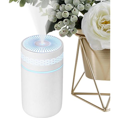 Humidificateur de bureau, humidificateur personnel avec lumières, machine à brumiser silencieuse de 250 ml avec prise USB pour le yoga, le sommeil, le spa, compagnon (1/5)