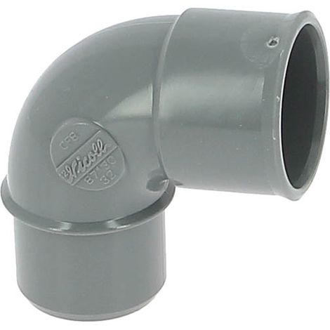 NICOLL Coude 87°30 PVC évacuation Mâle Femelle Ø32