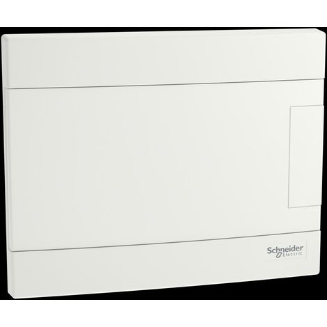 Schneider Electric – Coffret électrique nu encastré 1 rangée 8 modules – Indice de protection IP40 – Installation intérieure – Boîtier en plastique auto-extinguible - EZ9EU-1-8-PT-P (1/5)