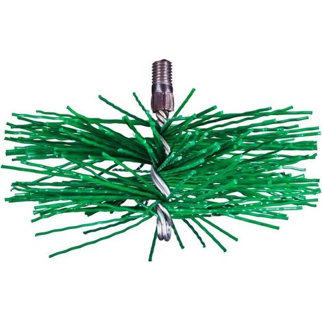 cepillo deshollinador chimeneas 150 mm pvc verde ebertools ,