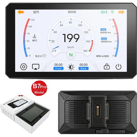 Navigazione per moto, CarPlay wireless, supporto Android Auto, B7 Pro (1/2)
