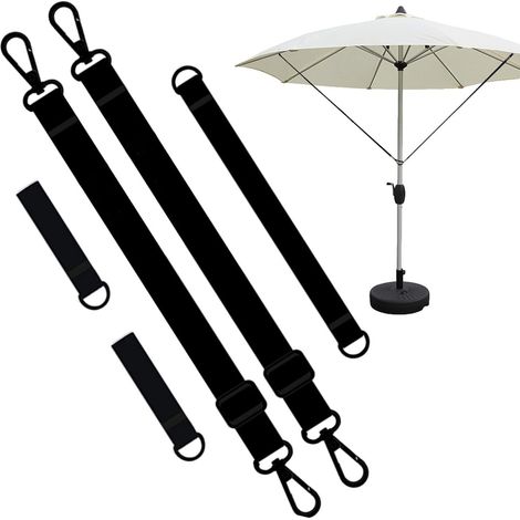 Générique Sangle Fixation Pour Parasol Déporté Set De Protection Contre Le Vent Pour Parasol , Accessoires De Camping En Plein Air (1/5)