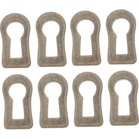 Lot de 10 plaques décoratives en alliage zinc style antique pour (1/5)