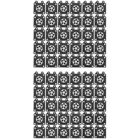 Lot de 60 membranes de carburateur pour tronçonneuses Zama 2500/3800/4500/5200/5800 (1/5)