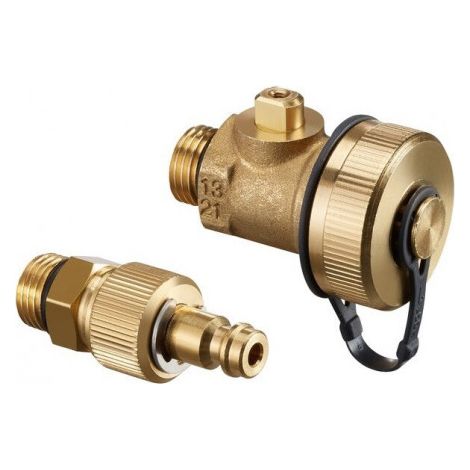 Kit de connexion OV 11 avec valve de mesure et vanne à sphère F+E G 1/4Z
