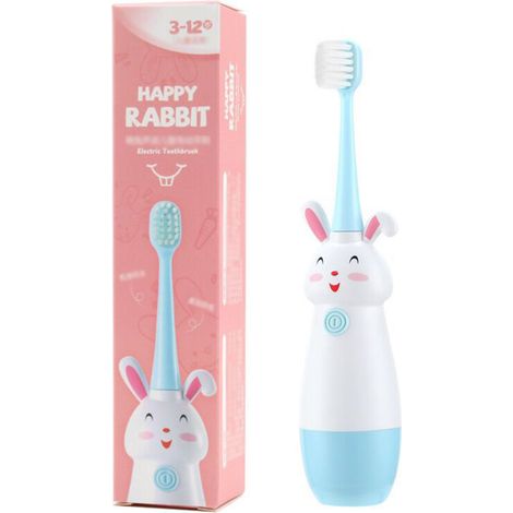 Brosse à dents électrique pour enfants, brosse à dents sonique à piles pour les enfants de 2 à 9 ans-AquaForge