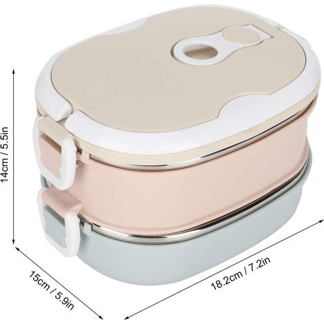 Sac à lunch en acier inoxydable, 1800 ml, idéal pour organiser ses repas au travail, à l'école, en pique-nique ou en voyage.-AquaForge (1/5)