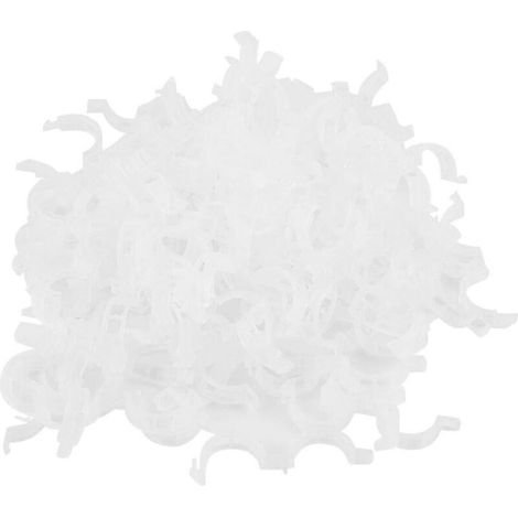 SABIR Clips De Greffage 100Pcs De Plastique Durables Fixation De La Plante De La Tomate Clip Vignes des Plantes Végétales De Jardinage Outils (1/5)