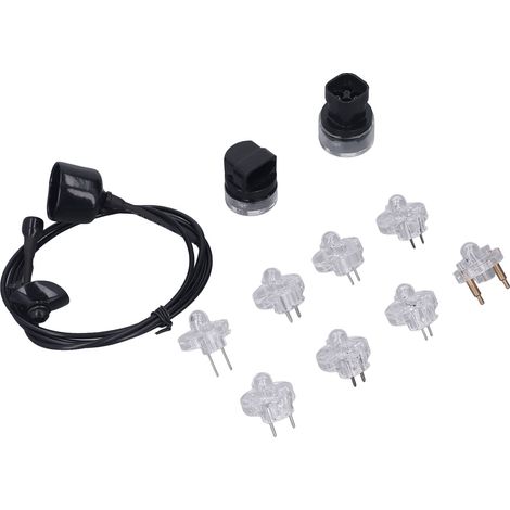 Kit de test d'injecteurs de carburant Noid en 11 pièces avec coffret de rangement et lampe témoin. (1/5)