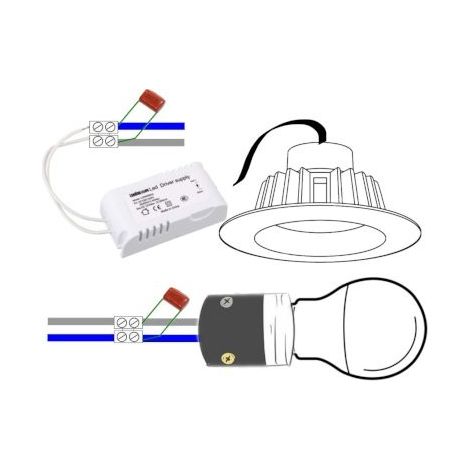 Jandei - Condensador poliester quitar parpadeo led 470nF 0,47uF 400V (1/2)