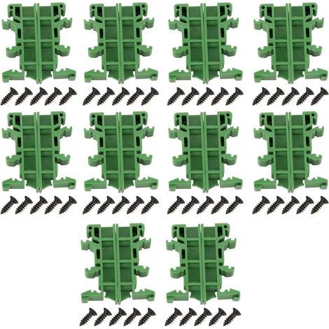 Support de Montage pour Rail DIN C45, Adaptateur PCB 45mm, Fixation Sécurisée Circuits Imprimés, Équipement pour Tableaux Électriques Industriels (1/5)