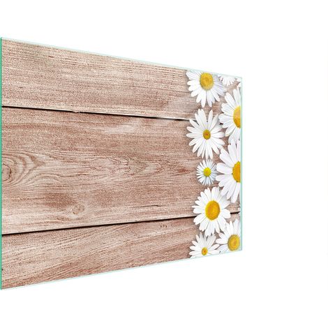 Planche à découper en verre 30x22 bois (1/5)