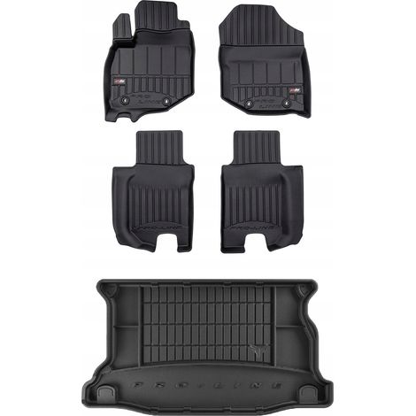 Juego de alfombrillas de goma 3D para Honda Jazz 3 HB 2007-2014 (1/5)