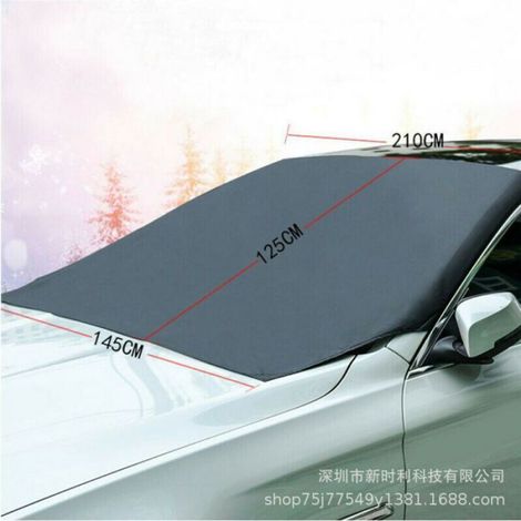 Protection Pare-Brise - Universelle Magnétique Anti-Givre Et Anti-Soleil - Pour Voiture - 1 Pièce (1/5)