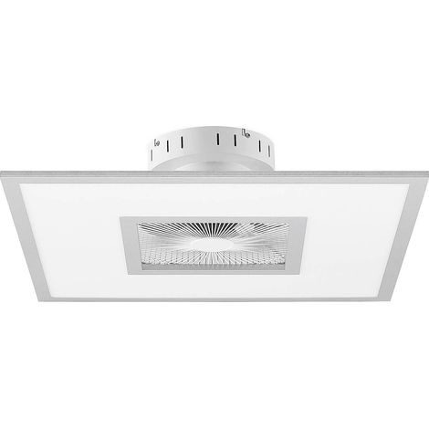 Lindby Ventilador de techo con lámpara 'Romea' en Gris Plástico