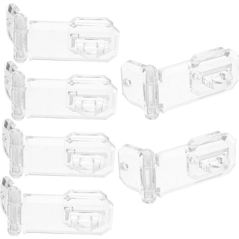 Anneome Lot de 6 mini-loquets verrouillage en acrylique (1/5)