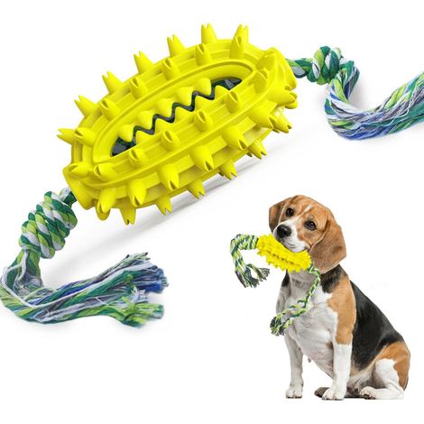 Jouet distributeur de friandises pour chien - Jouet interactif anti-ennui, jouet puzzle distributeur de friandises, balle ludique pour la stimulation mentale, anti-ennui pour chiens de petite, moyenne (1/5)