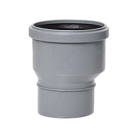 Adaptateur de réduction DN 110 – Excentrique 90° – En PP – Conforme DIN 4102-B2, EN 13501-1E – Pour espaces confinés – Airfit (1/2)