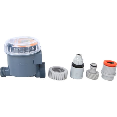 Programmateur d'arrosage automatique G1-1/4 DN32 avec capteur de pluie, système d'irrigation intelligent pour jardin, balcon et serre, réglable (1/5)