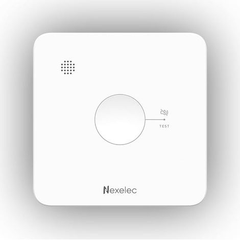 Détecteur de Fumée WiFi Intelligent avec Batterie au Remplaçable (1/4)