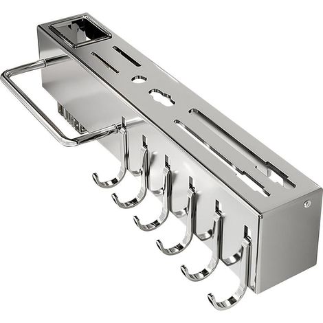 Étagère de rangement murale multifonctionnelle pour couteaux, organisation de cuisine, 40 cm (1/5)