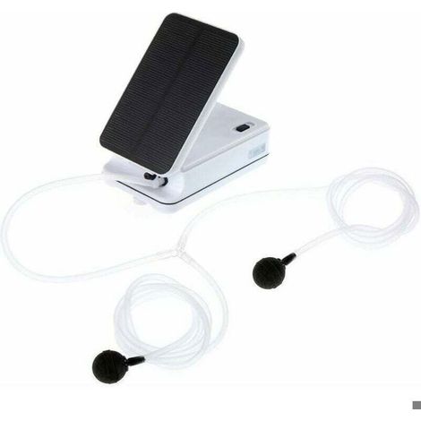 Kit de Pompe à air à énergie Solaire , oxygénateur et aérateur pour Bassin bulleur Solaire Pompe Solaire pour Bassin pour Aquariums (1/4)