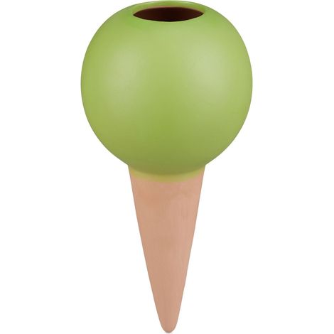 Set di 4 coni da irrigazione in argilla per giardino 18 x 9 cm per un'irrigazione dosata pratica in ceramica terracotta 130010403