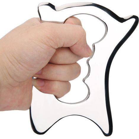 Neues Set aus drei Gua-Sha-Brettern aus Edelstahl. (1/5)