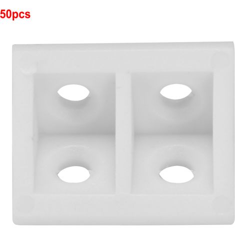 Équerre De Renfort En Plastique - Pour Meubles Tiroirs Fenêtres - Résistante Et Durable - Lot De 50 Pièces (1/5)