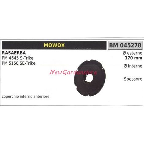 Tapa interior de la rueda segadora MOWOX PM4645 S-TRIKE 045278