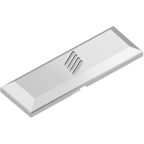 Cache de bras de charnière veosys - Matériau : Inox - Modèle : Logo Hettich - HETTICH