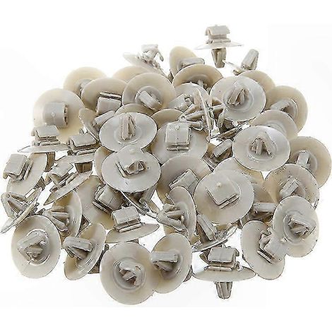 100 Befestigungselemente für Seitenverkleidungen und unteren Fahrzeugschutz, Kunststoff-Montageclips, 100er-Packung (1/5)