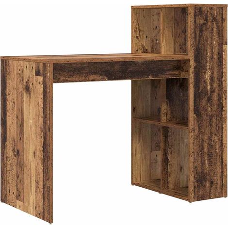 Maison Exclusive - Schreibtisch Altholz 108 x 55 x 103.5 cm Holzw