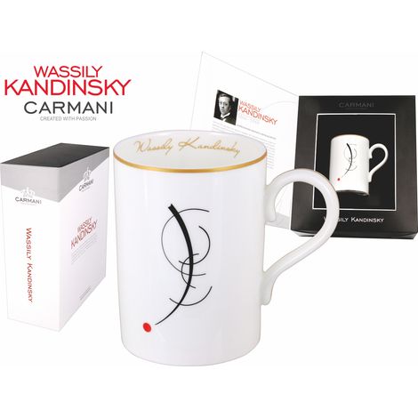 Wassily Kandinsky – Freie Kurve bis zum Punkt – Tassenkunst als Geschenk