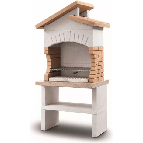 cucina da esterno modulare palazzetti "cordoba grill" in cemento 90x70x192 cm