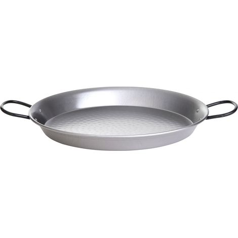 Paella World Paella Pfanne Grillpfanne Ø 46 cm - Stahl poliert