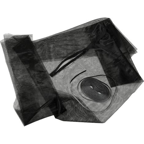 Moustiquaire, Fenêtre de Toit, Toile de Fenêtre, Gaze, 150 x 180 cm, noir (1/5)