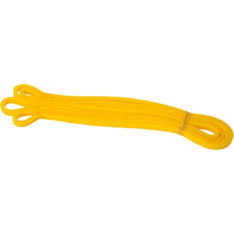 Bande d'exercice extensible jaune ergonomique multifonction résistante durable pour fitness entraînement de force (1/5)