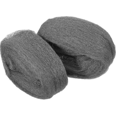 Paille de Fer 2pcs en Fil Acier pour Polissage et Élimination de la Rouille, Nettoyage Ménager Métal et Bois (1/5)