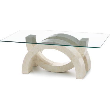Connectio, Tavolino da salotto Beige (70cm X 120cm H. 41cm) Duzzle (1/5)