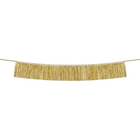 Girlande mit goldenen Fransen