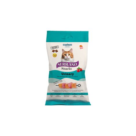 SERRANO SNACK GATTO 50G URINARY SALM/TONNO 12 PZ