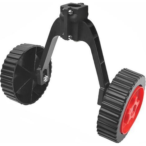 Ruedas Auxiliares para Desbrozadora, Ajustables y Ergonómicas de Plástico Resistente – Ideales para Césped y Jardín (1/5)