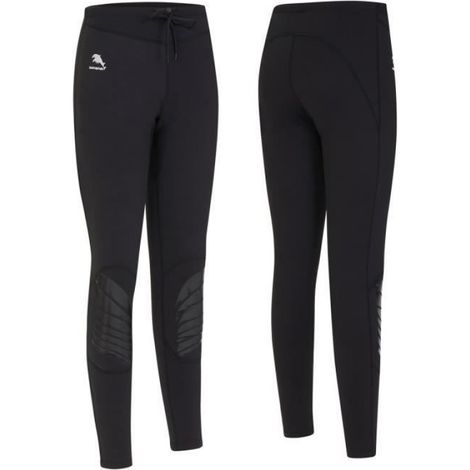 Pantalon de plongée thermique en néoprène 2mm - Marque - Femme - Noir (1/4)