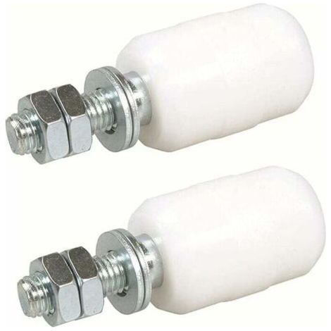 Olives de Guidage Supérieure en Nylon pour Porte Coulissante - 2 Unités (60MM) (1/5)