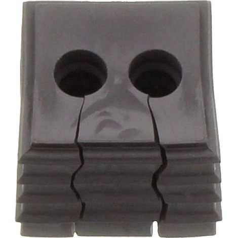 CONTA-CLIP KDS-DE 2X5-6 BK Elemento di tenuta Elastomero termoplastico Nero 10 pz.