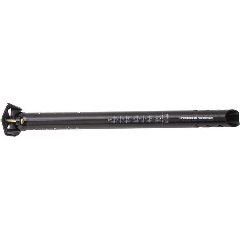 Tige de selle vélo route et VTT en alliage d'aluminium CNC, double rainure anti-dérapage, échelle claire, noir 30,8mm (1/5)