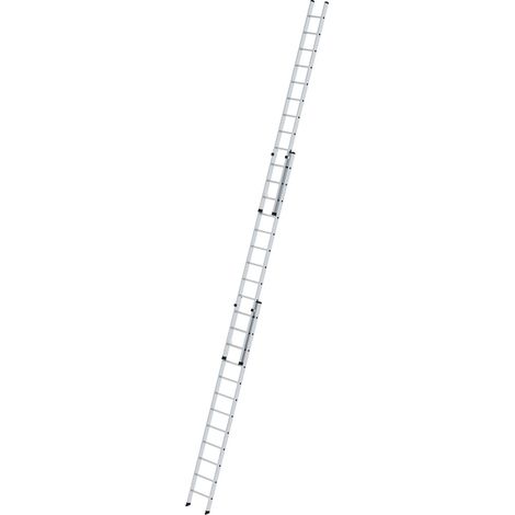MUNK Aluminium-Schiebeleiter 3-teilig ohne Traverse 3x12 Sprossen (1/3)