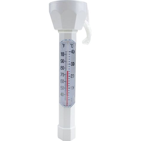 Thermometre Piscine - Affichage Grand Format En Celsius - Pour Piscine Intérieure Extérieure Spa Jacuzzi Aquarium - 23 x 6 cm - PVC Écologique - 1 Pièce (1/5)